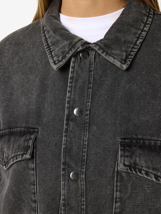 Immagine prodotto Noisy May Gestepptes Denim Overshirt (L)