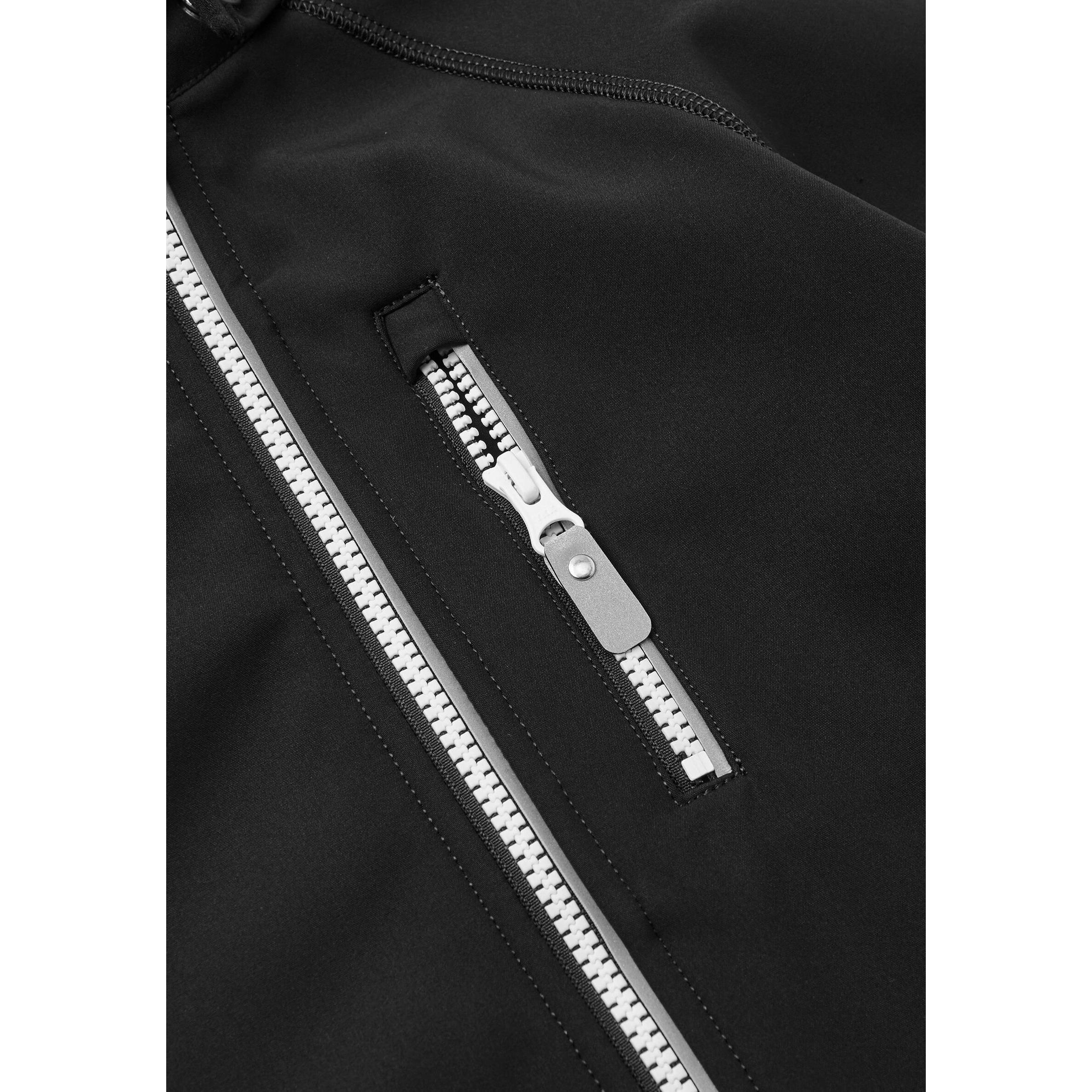 Thumbnail - Reima, Unisex, Jacke, Vantti Softshell Jacke (122), Schwarz, 122