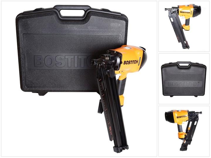 Image du produit Bostitch F 21 PL - E 21° Cloueur pneumatique 2 en 1 avec Boîtier en plastique