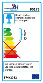 Energie-Label Scharnberger+Hasenbein 90173 LED Aufbau Panel Dreieck (100 lm)
