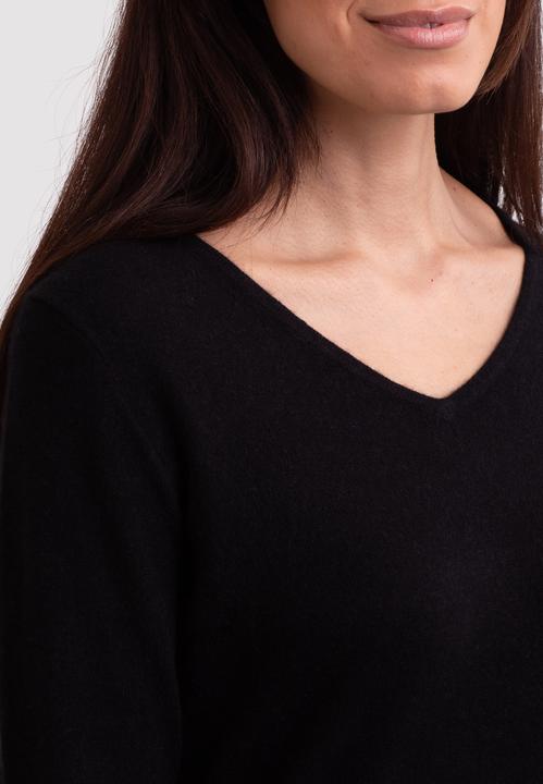 Actual product image Cash-Mere Recycelter Kaschmir V-Ausschnitt Pullover (XS)
