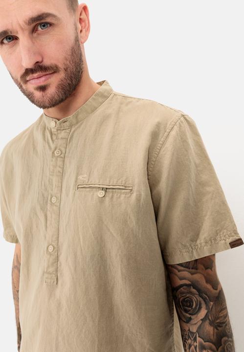 Produktbild Camel Active Kurzarm Hemd aus einem Leinen-Baumwollmix (XL)