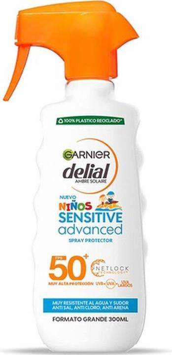 Immagine prodotto Garnier KIDS SENSITIVE ADVANCED spray protettivo SPF50 300ml (Spray solare, SPF 50+, 300 ml)
