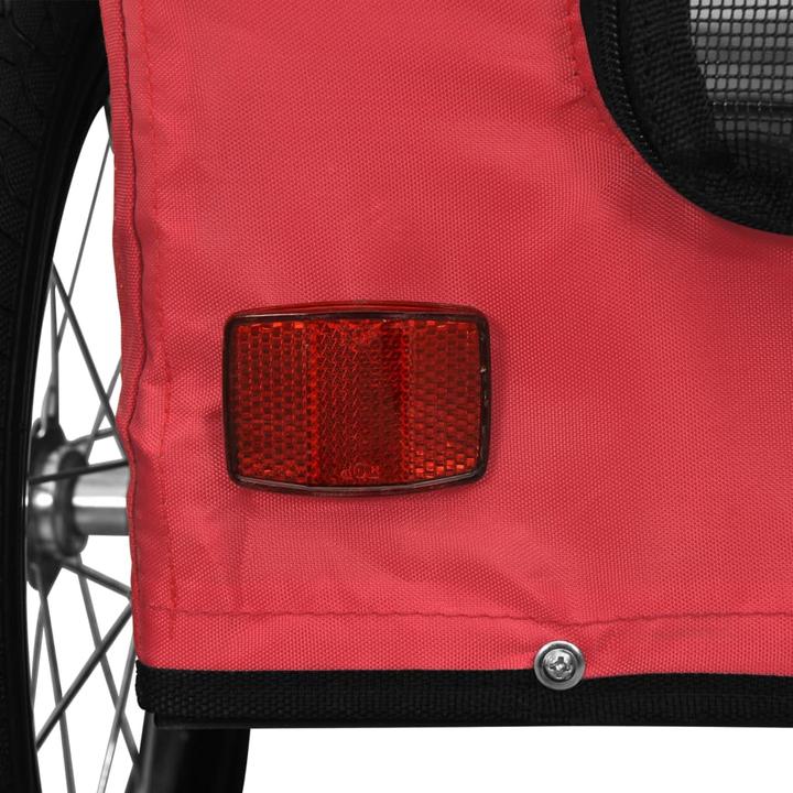 Produktbild VidaXL Fahrradanhänger Hunde Oxford-Gewebe und Eisen