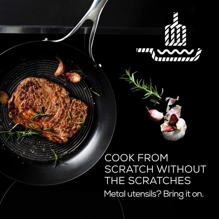 Actual product image Circulon Non-Stick Cookware Set with Lifetime Guarantee (Pan set + pot set, Stainless steel)