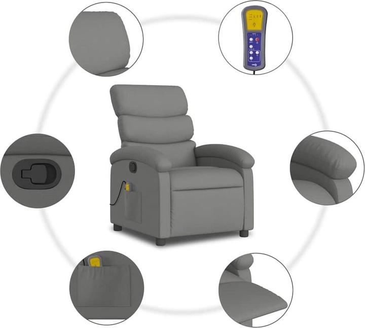 Actual product image vidaXL Gris