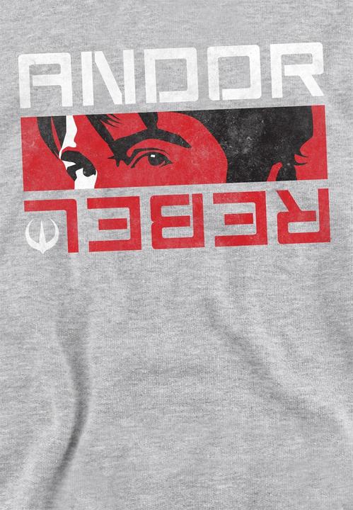 Produktbild Star Wars Andor Rebel Spy Kapuzenpullover meliert (128)