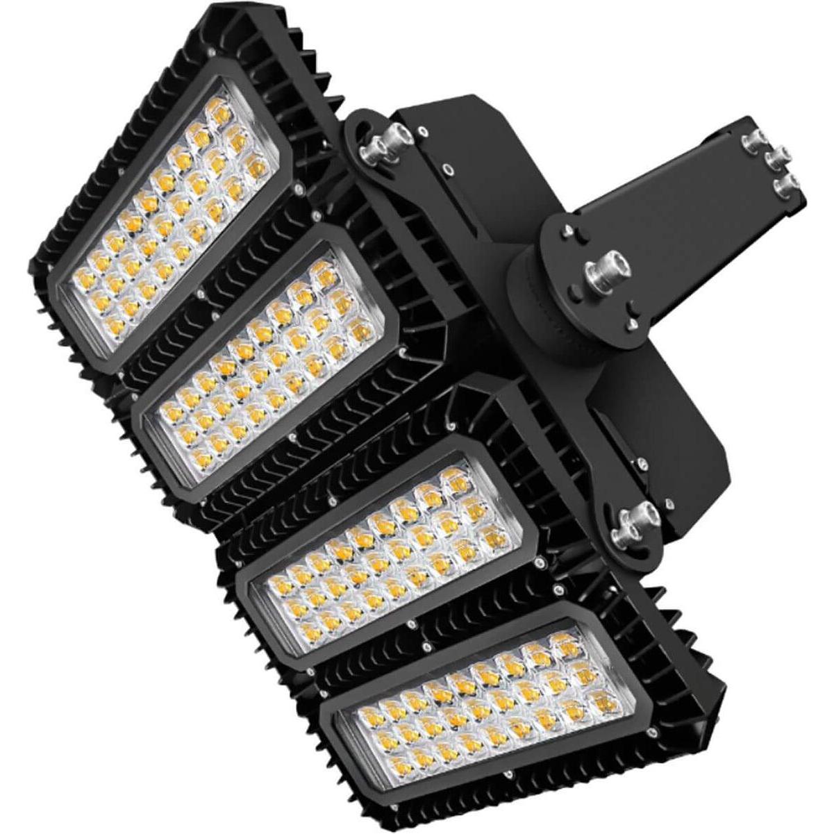 Isoled, Fassadenbeleuchtung, LED Flutlicht 450W, 130x40° asymmetrisch, variabel, 1-10V dimmbar, neutralweiss, IP66 (IP66...