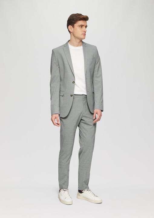 Image du produit S.Oliver Hose s.O PURE: Anzughose mit feiner Webstruktur (50)