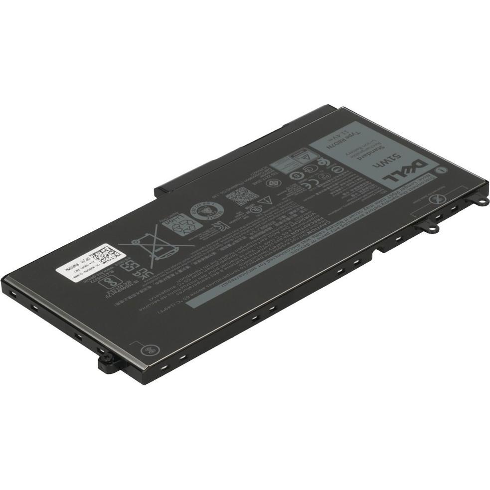 Dell Battery, 51WHR, 3 Cell (3 Zellen, 4255 mAh), Notebook Akku