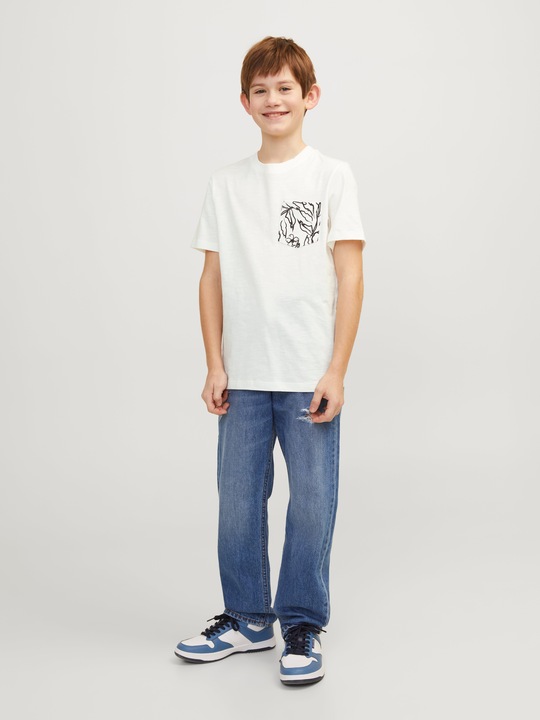 Produktbild Jack & Jones Jorlafayette Pocket Tee Ss Crew N Jnr Ln (140)