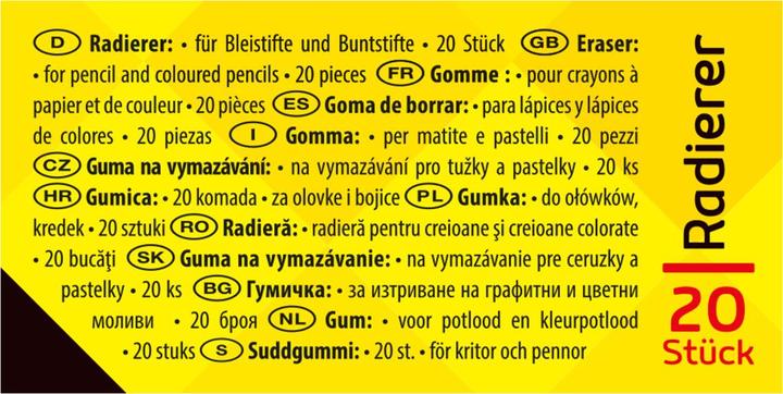 Image du produit Idena Gomme rouge/bleue