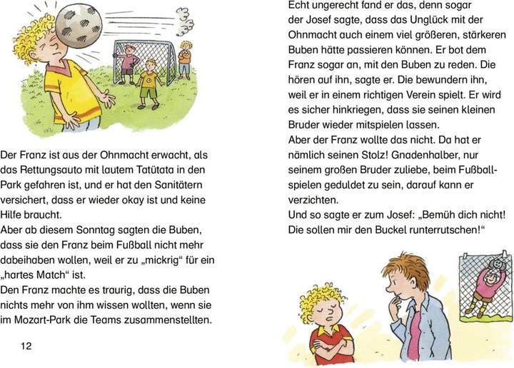 Produktbild Fussballgeschichten vom Franz (Deutsch, Christine Nöstlinger, 2019)