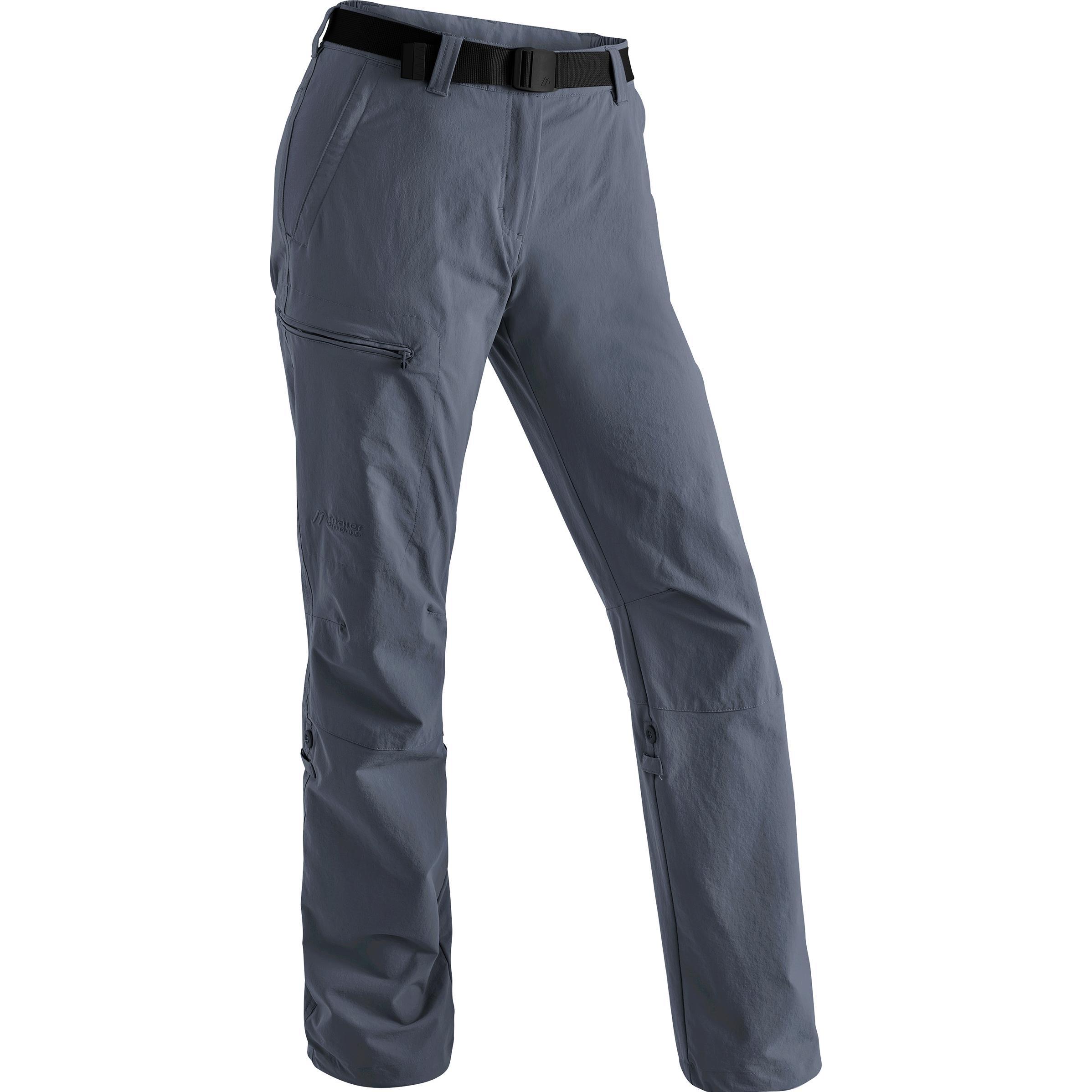 Maier Sports, Damen, Outdoorhose, Lulaka Roll Up Hose (52), Grau, 52