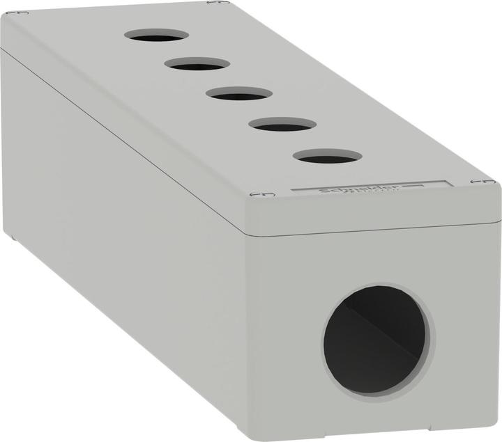 Actual product image Schneider Electric Schneider empty housing XAP XAPD5505Metal grey for 5x22mm 85x310x77 (Housing)