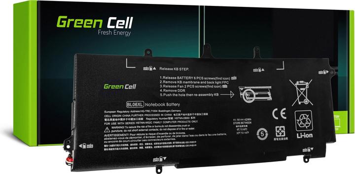 Actual product image GreenCell HP108 (6 Cells, 3100 mAh)