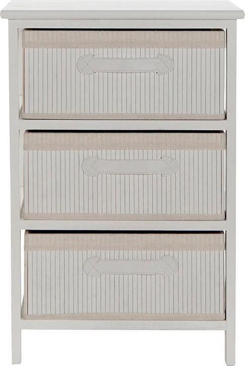 Image du produit DKD Home Decor Chest of drawers White Bamboo Paolownia wood 42 x 32 x 63 cm (42 x 32 x 63 cm)