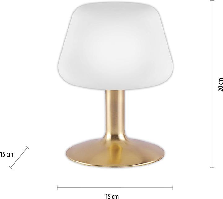 Produktbild Paul Neuhaus LED-Tischleuchte 4078-60 messing-matt, 2,6 W, 265 lm, 3000 K (265 lm)