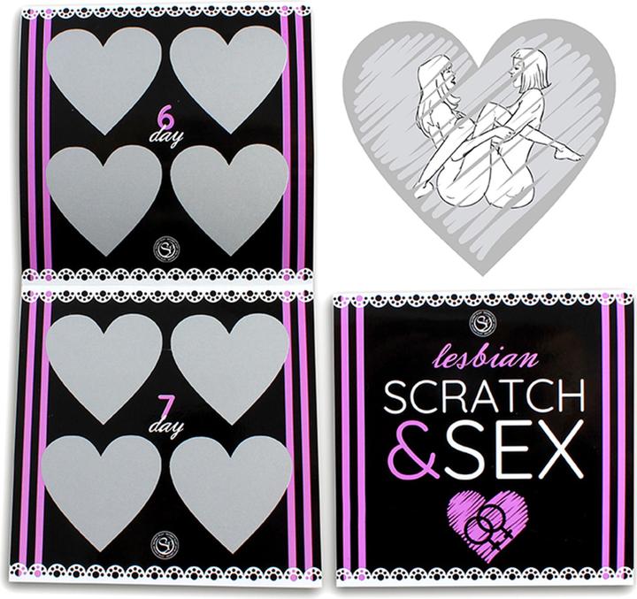 Secret play Scratch & Sex Lesbian (Dice games, English, French, Portuguese, Dutch)