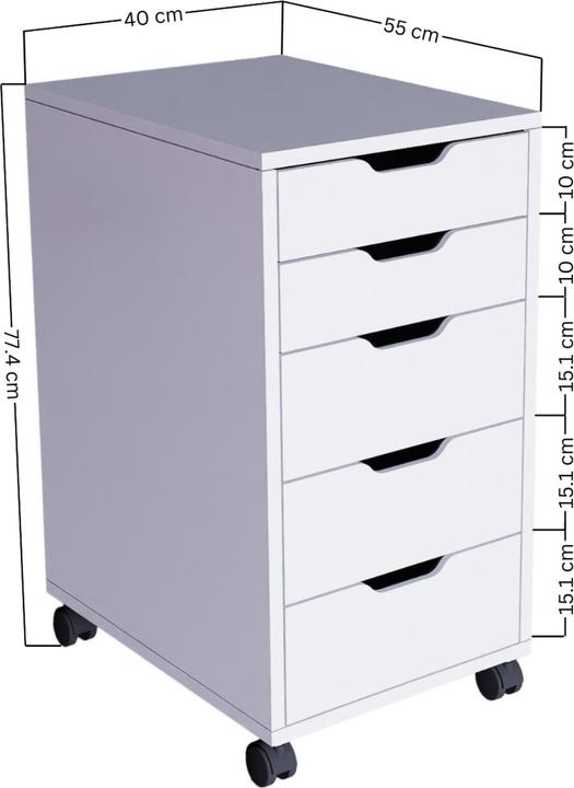 Image du produit Hanah Home Duruk (40 x 55 x 77.40 cm)