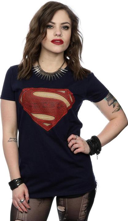 Produktbild Superman Mann aus Stahl Logo TShirt aus Baumwolle (S)