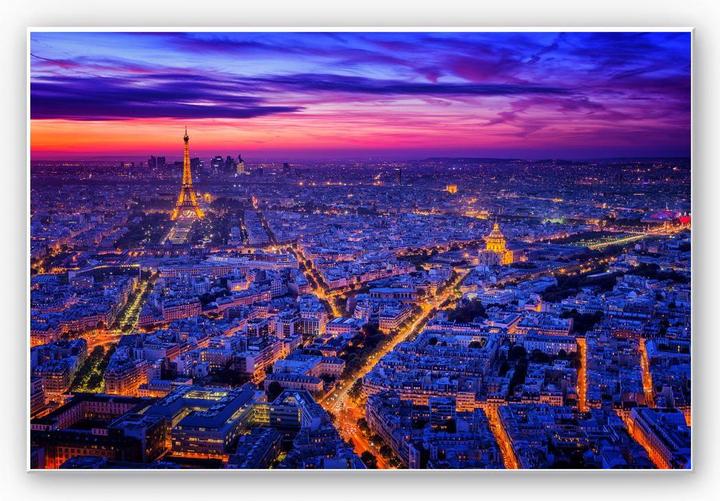 Produktbild Trenddeko Miguel - Paris bei Nacht (100 x 70 cm)