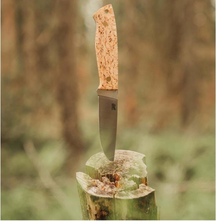 Produktbild Brisa Trapper 95 N690 Curly Birch Flat Bushcraft (9.50 cm)