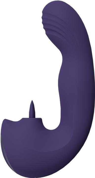 Actual product image Shots Yumi - Rechargeable Triple Motor - G-Spot Finger Motion Vibrator and Flickering Tongue Stimul