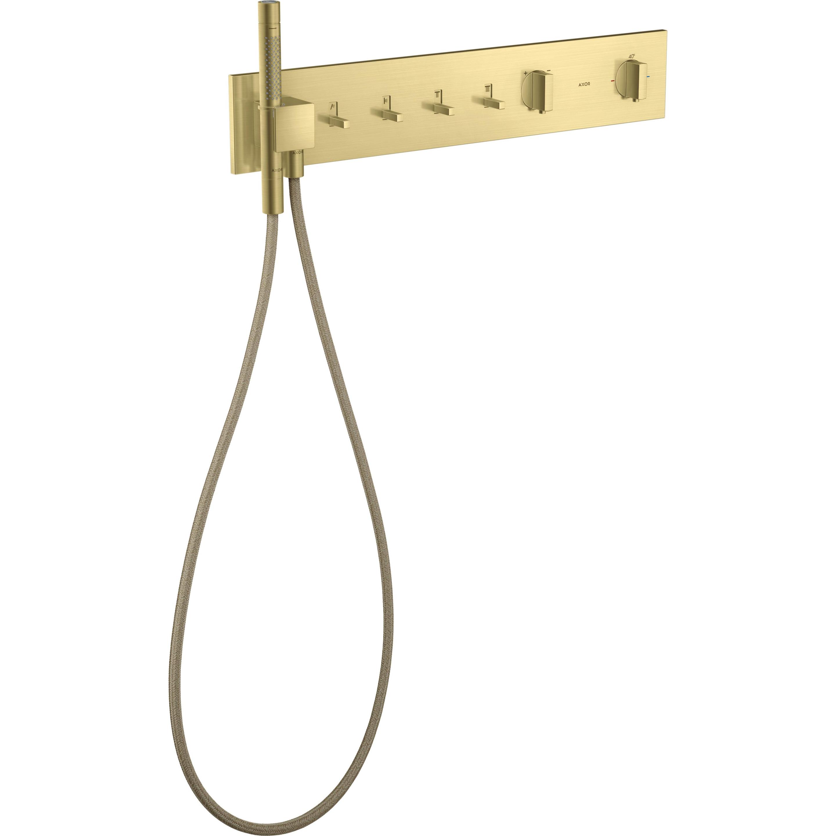 hansgrohe, Duschsystem, AXOR ShowerComposition Thermostatmodul Select, 4 Verbraucher, 610/110, 12573