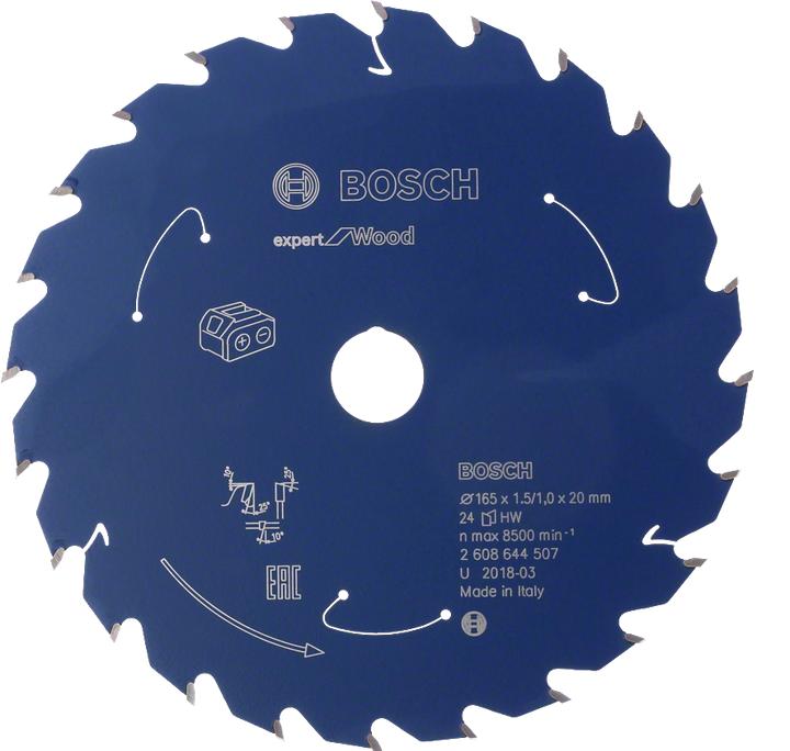 Produktbild Bosch Professional Zubehör Akku-Kreissägeblatt Expert for Wood, 250 x 2,1/1,6 x 30, 48 Zähne