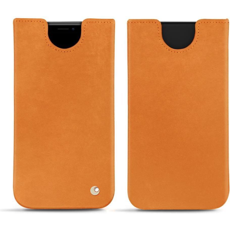 Noreve Lederschutzhülle (Apple iPhone XR), Smartphone Hülle, Orange