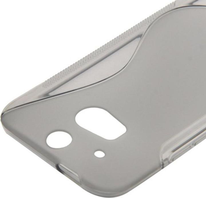 Produktbild König Design Handyhülle S Line TPU Tasche für HTC One M8 / M8s Grau (HTC One M8)