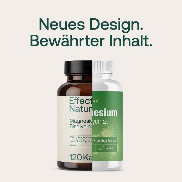 Immagine prodotto Effective Nature Magnesio bisglicinato (120 Pezzo/i, Pillole, 79 g)