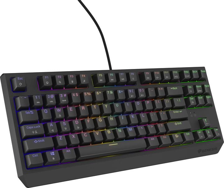 Produktbild Genesis Thor 230 TKL czarna RGB Outemu Red (US, Kabelgebunden)