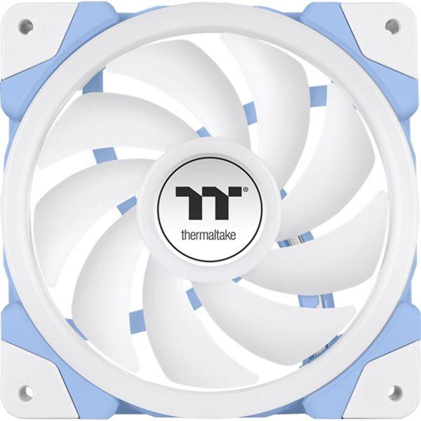 Actual product image Thermaltake Lot De 3 Ventilateurs De Boitier Swafan Ex Sync - 12cm (Bleu) (120 mm, 3 x)