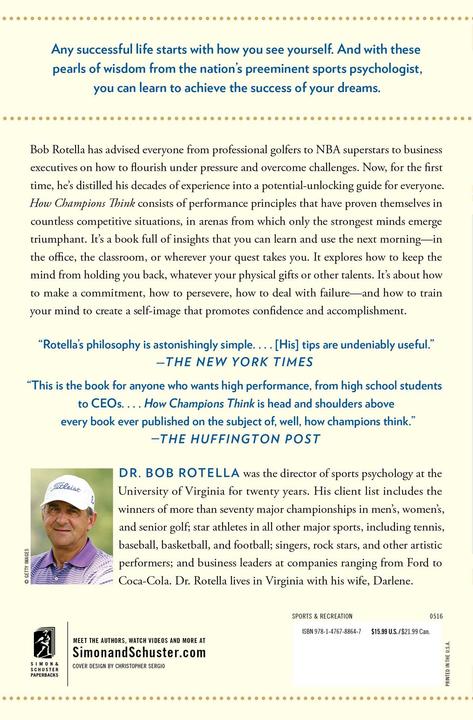 Produktbild How Champions Think (Englisch, Cullen Bob (CON), Rotella Bob, 2016)
