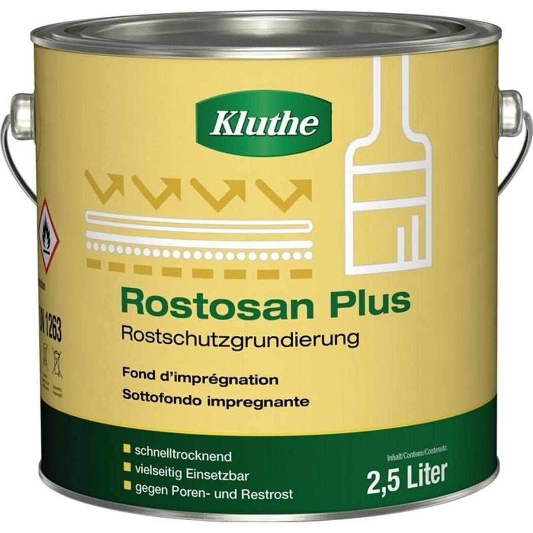Kluthe Rostprimer Rostosan Plus rotbraun - 011210333009 (2500 ml, Rotbraun) (011210333009-0204) Mindestbestellmenge: 2 Stück