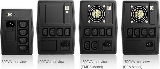Productafbeelding Delta VX1000 1000VA (1000 VA, 600 W, Lijninteractief UPS)