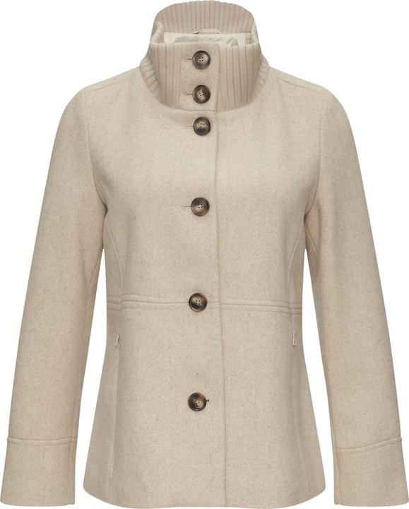 Produktbild S.Oliver Outdoor-Jacke Twilljacke mit Strick-Stehkragen und Eingrifftaschen (46)