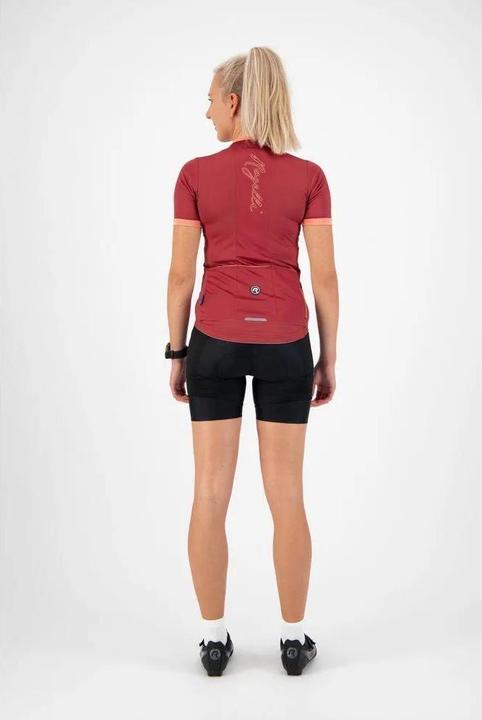 Image du produit Rogelli Maillot de cyclisme Essential Femme - Maillot de cyclisme manches courtes - Bordeaux/Coral (M)