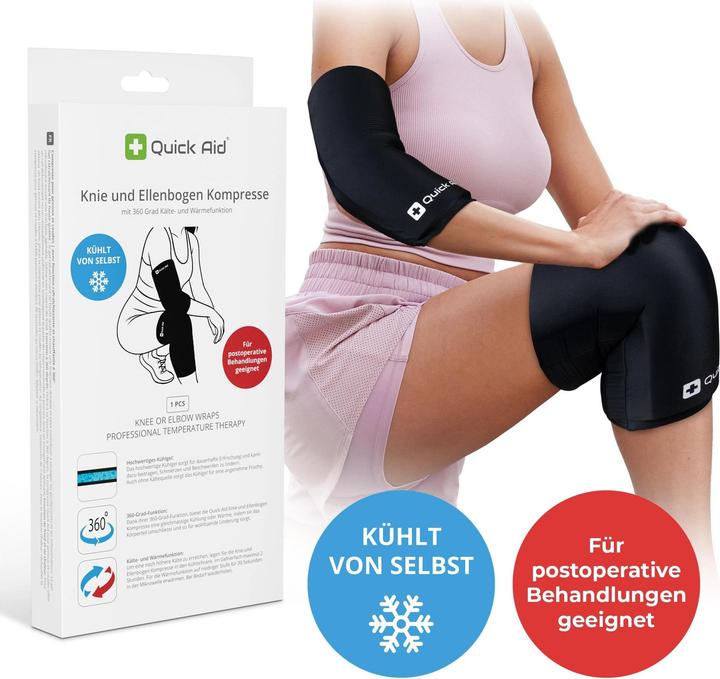 Produktbild Quick Aid Knie oder Ellenbogen Kompresse - Grösse L (1x)