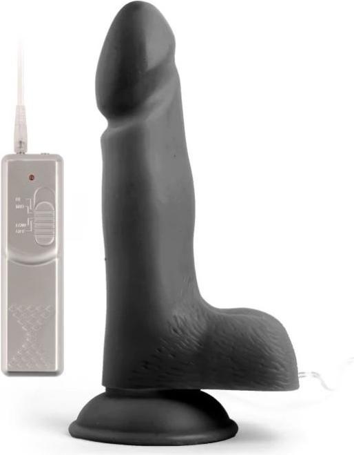 Immagine prodotto vscnovelty Mr Rude Buzzer Schwarzer Vibrator Penis 21 cm