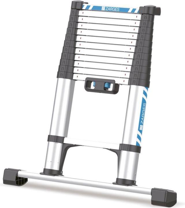 Actual product image Zarges Compactstep L - Teleskop-Leiter 13 Spr. (Telescopic ladder, 380 cm)