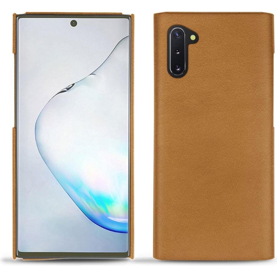 Noreve Lederschutzhülle (Samsung Galaxy Note 10), Smartphone Hülle, Braun