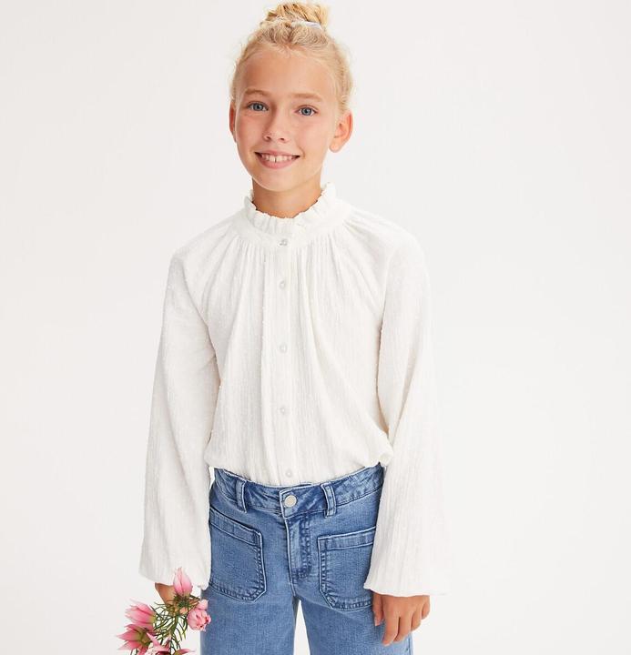 Produktbild La Redoute Collections Weite Bluse mit Stehkragen & Plumetismuster (152)