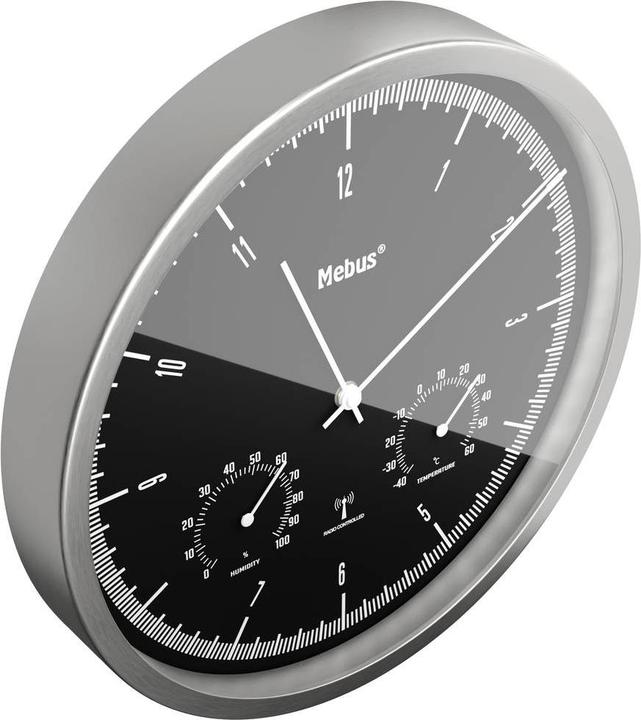 Produktbild Mebus Funkwanduhr (25 cm)