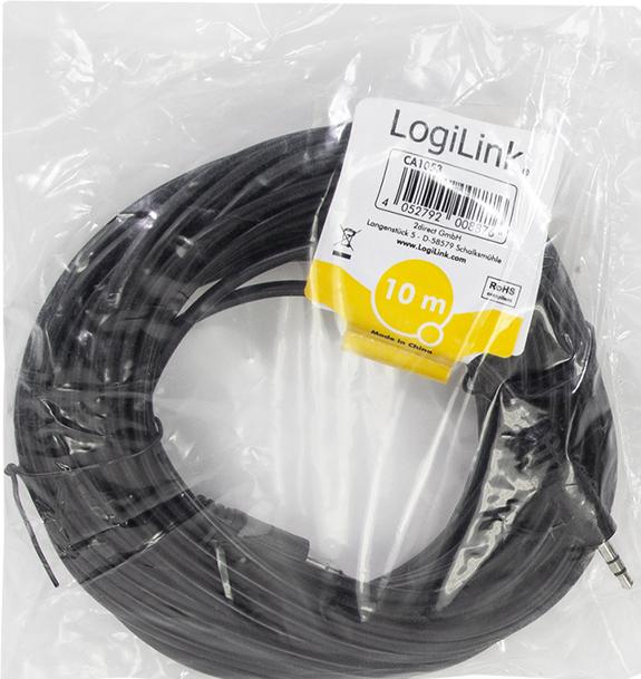 Actual product image LogiLink 3.5mm-3.5mm (10 m, 3.5mm jack (AUX))