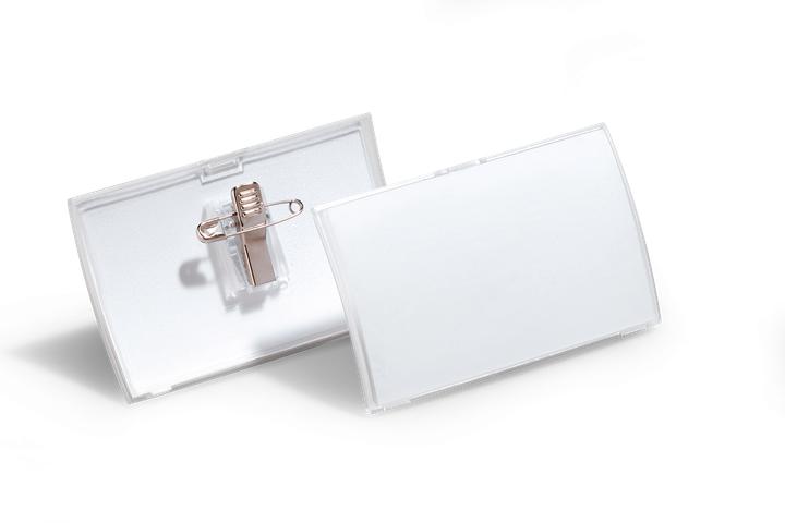 Produktbild Durable Namensschild m. Kombiklemme 54x90mm