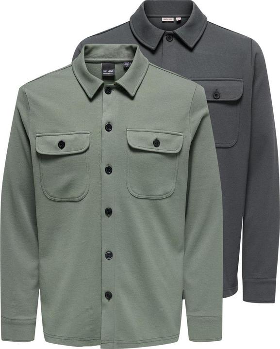 Immagine prodotto Only & Sons 2er Pack Newkodyl Hemdjacke / Overshirt (L)