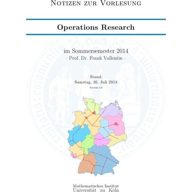 Operations Research, Fachbücher von Tim Steinbach